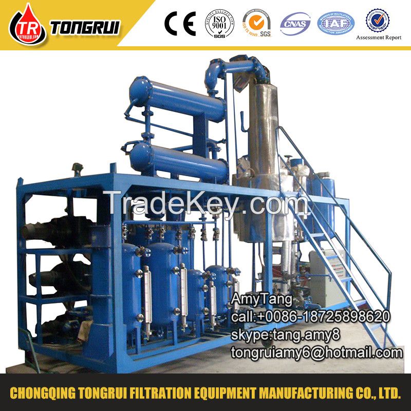 Used Black Oil and Motor Oil Refining Plant/Oil Distillation Machine