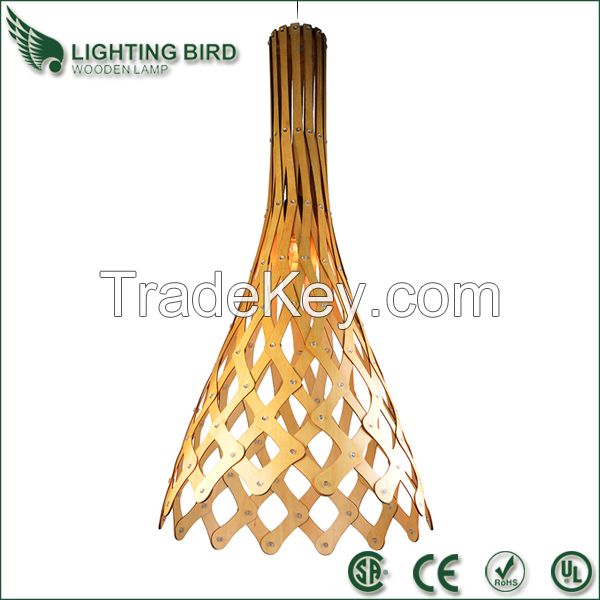 Modern Special Wood Design Chandelier Decoration Pendant Light For Home Studio, Furniture Matching indoor decoration