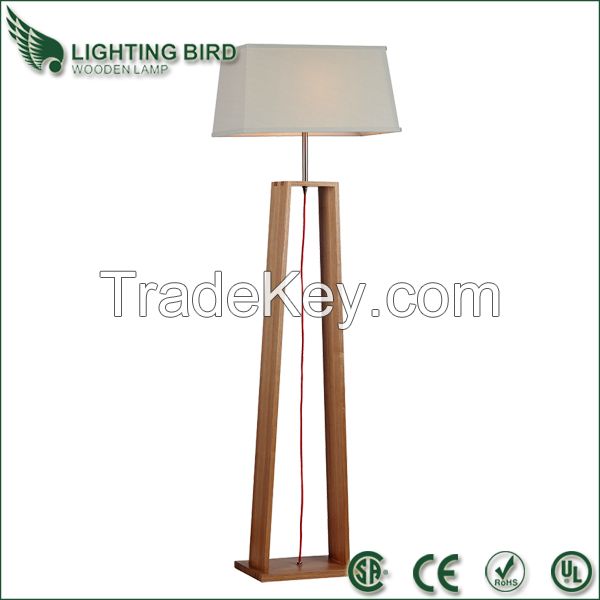 Hotel Design Room Decoration Old Ship Wood Floor Lamp High Quality Wooden Table Lighting Table Antique Light, Decorative Furniture Decoration
