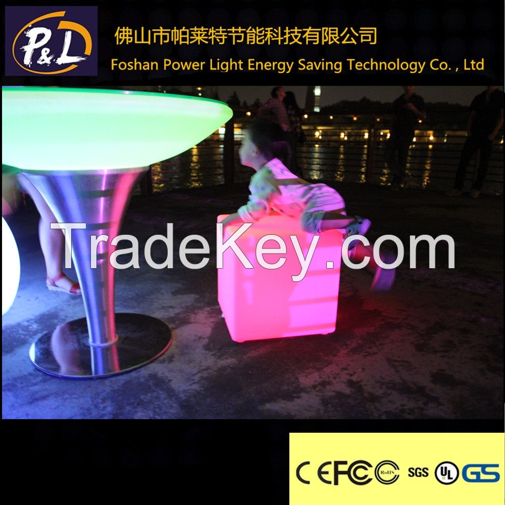 led light furniture stool