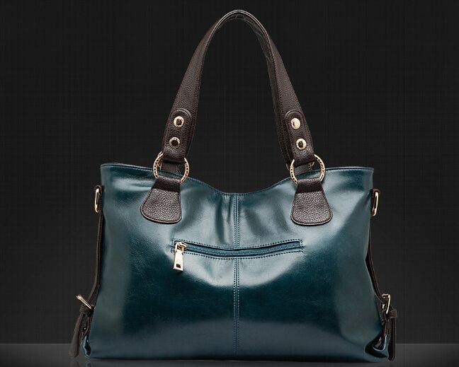 SELL Waxy with genuine Leather Top handle Shoulder Bag