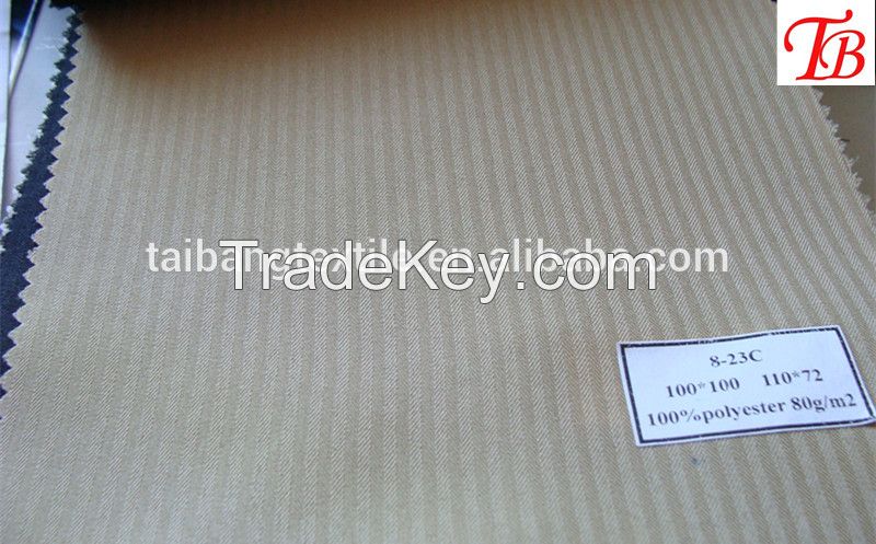 Hot Sales 100% polyester pocketing fabric for lining/ garment/suit /dress