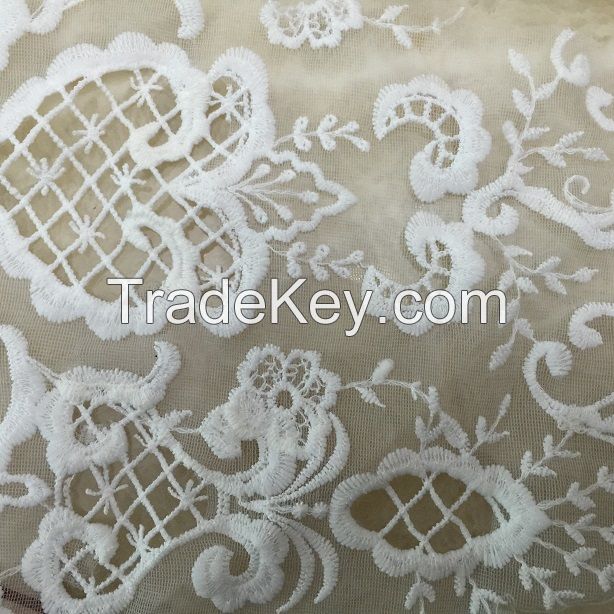 selling lace, embroidery lace, jacquard mesh fabric