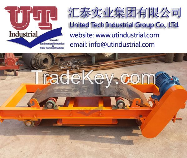 Self-unloading magnetic separator / Iron remover / permanent strong intensity magnet separator