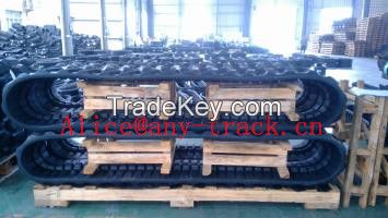 ISO9001confirmed rubber track for excavator
