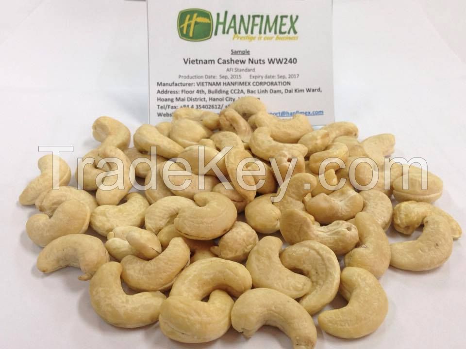 VIETNAM CASHEW NUTS/KERNElS WW240