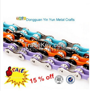 Wholesale 316L Stainless Steel Motorcycle Chain Bracelet