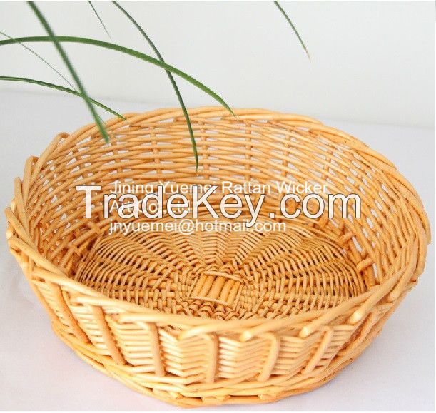 wicker bread basket willow fruit basket