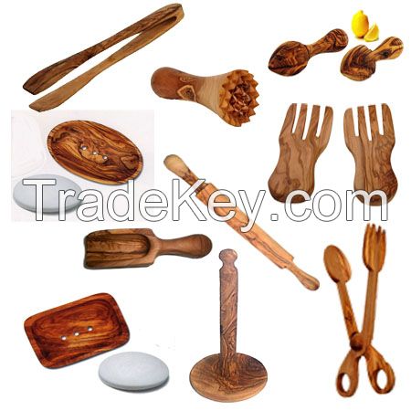 Olive wood ktichen tools