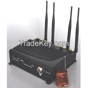 Adjustable Cell Phone and Wifi Jammer with Four Bands