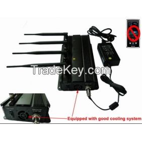 GPS and Cell Phone Signal Jammer with Car Charger Shielding Range Up to 30 meters