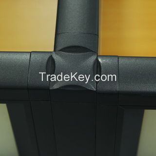 30A black office screen aluminum profile