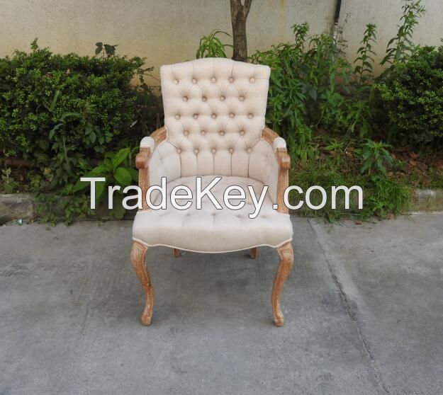 Solid wood antique dining chair