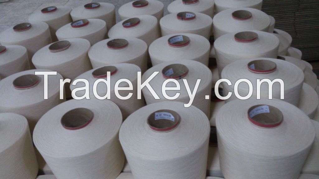 100% Cotton Ring Spinning Carded Contamination controlled Ne20-40