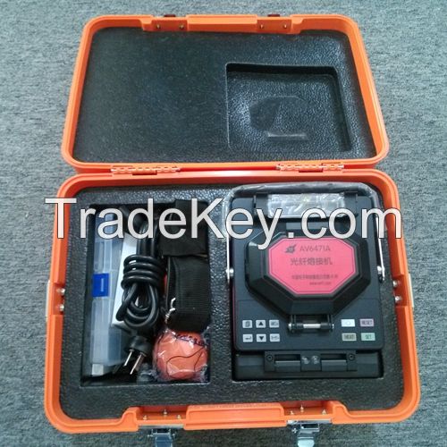 CETC AV6471A Optical Fiber Fusion Splicer(China, low price good quality, longlife electrodes, low splicing loss, FTTH)