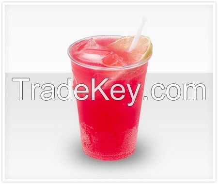 disposable plastic cold drink cup for beverage or juice fruit smoothie 12oz 16oz