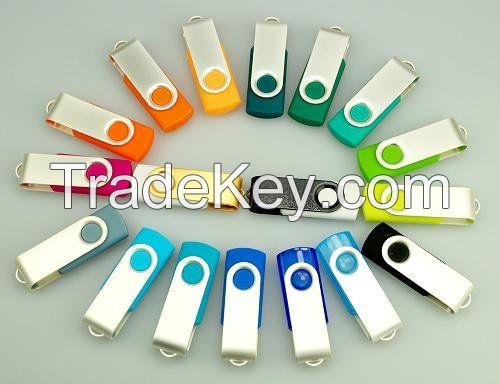 Christmas hot selling 1gb, 2gb, 4gb, 8gb, 16gb, 32gb swivel usb flash drive/pen drive