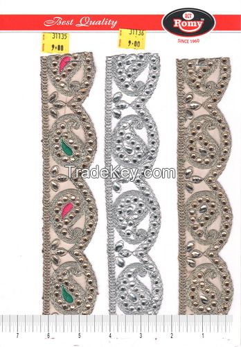 Fancy Laces From Romy Lace, India