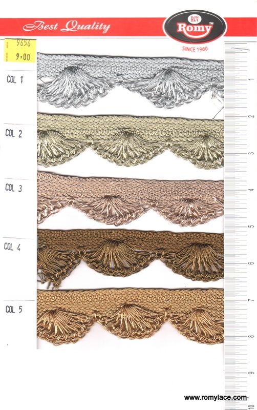 Fancy Handmade Laces From Romy Lace, India.