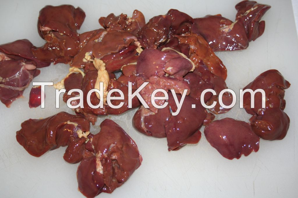Halal Grade "A" Frozen Chicken Giblets[Liver and Heart, Carcasses, neck with skin]  Asia/India/Vietnam/UAE/Sk
