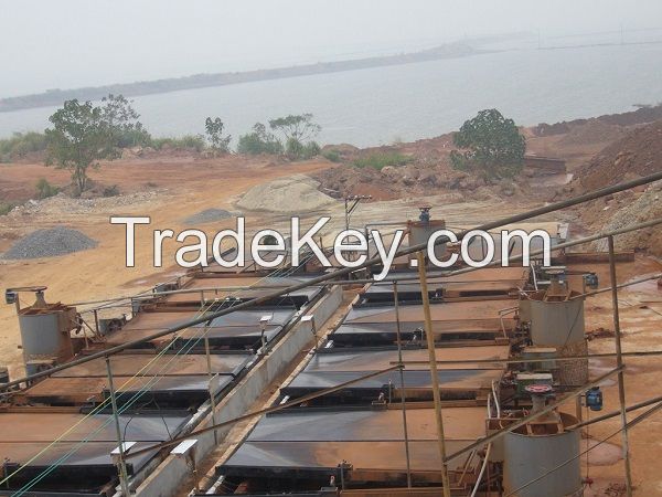 gold ore separation shaking table