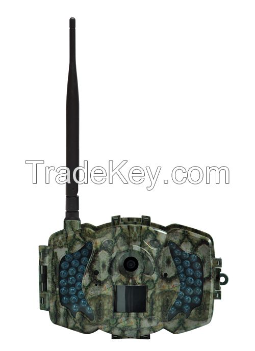 2-way Communications Wireless Hunting Trail Scouting Game Camera with 10MP Image and 720p HD Video, MMS/GPRS/GSM