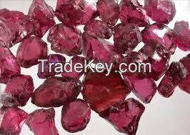 Export Purple Garnet Rough Natural from India to worldwide