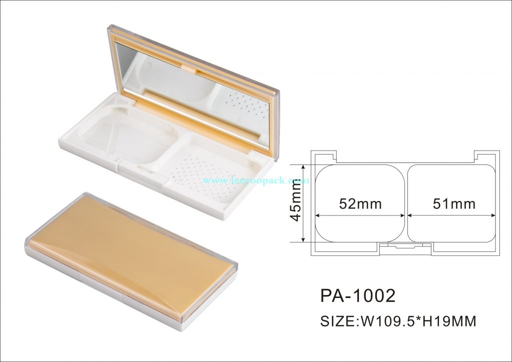 hot-sale compact powder case/simple compact powder case/compact powder packaging/ cosmetics packaging