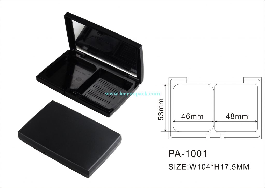 hot-sale compact powder case/simple compact powder case/compact powder packaging/ cosmetics packaging