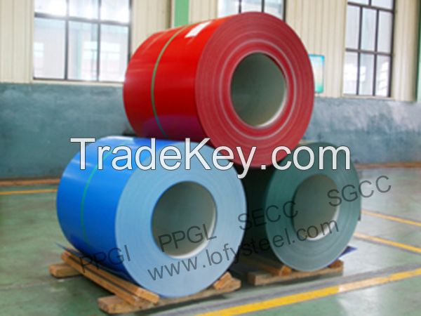 Color Coated Coils/Sheets ( Red, Blue, Green)