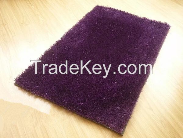 Home and Hotel High Quality Hand Made Tufted Plain Color Shaggy Carpet