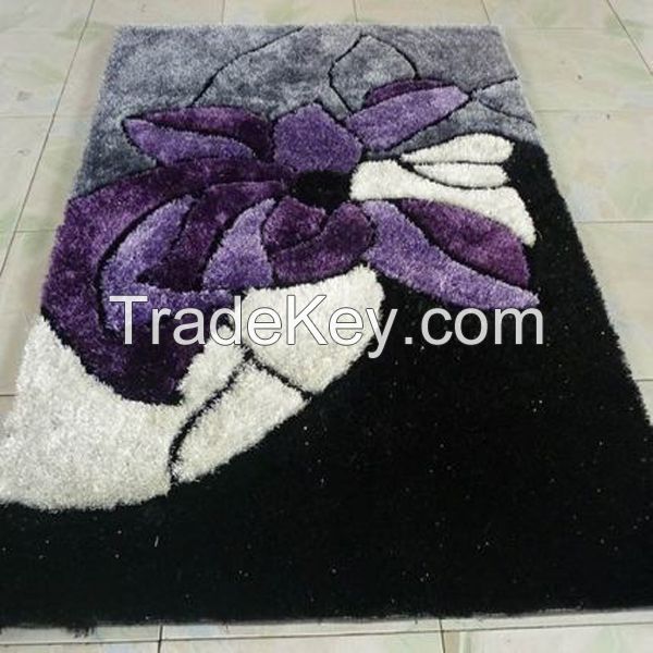 Home and Hotel High Quality Hand Made Tufted Pattern Shaggy Carpet