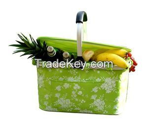 Insulated Basket Bag, Picnic Cooler Bag, Beach bag Supplier