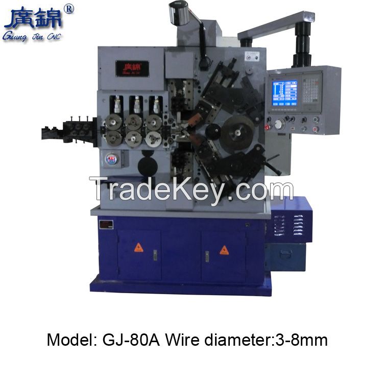 GJ-80A cnc spring coiling machine price