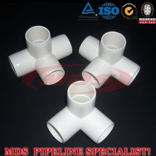 sell PVC pipe fittings pvc tee/elbow/valve/coupling/cross/four way