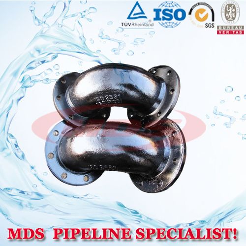 sell ductile iron double flange pipe fitting
