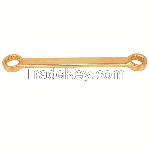 Non sparking Explosion-proof flat double headed box wrench safety toolsTKNo.153A