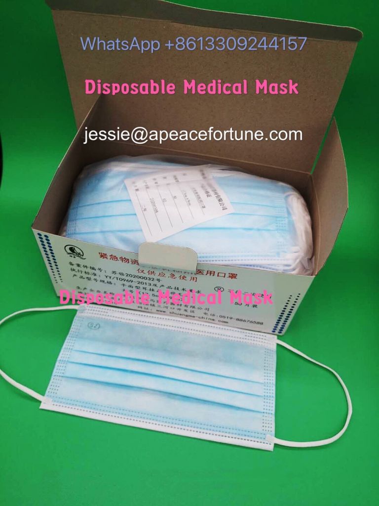 Disposable 3Ply Medical Mask With Earloop
