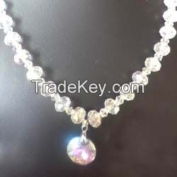 White Crystal Necklace