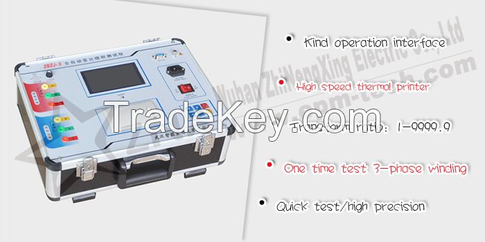 Fully automatic transformer ratio group tester