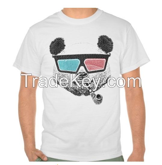 blank t-shirt high quality can add print emb and customs label HOT SALE