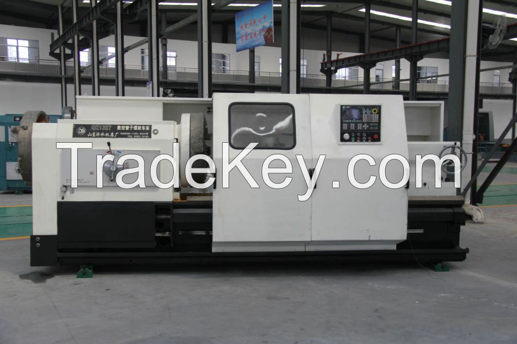 QK1327 CNC pipe threading lathe machine