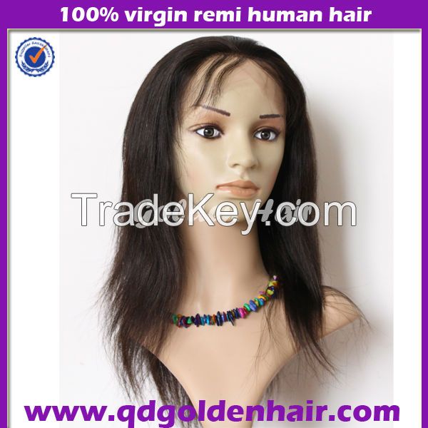 Golden Hair High Quality Cheap Indian Human Hair Wigs for Women