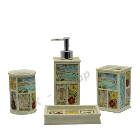 sell polyresin bathroom sets