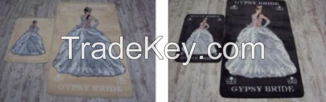 Gypsy Bride Washable Sets 3+1 Doormat Romany