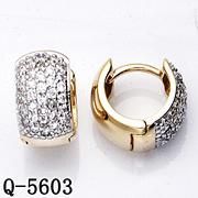 Sterling Silver Gold Plated Earrings Hot Sale