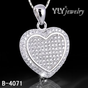 Hot Sale Micro Pave Sterling Silver Pendant