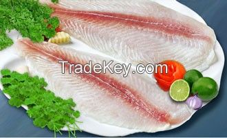 Vietnamese pangasius fillet semi trimmed