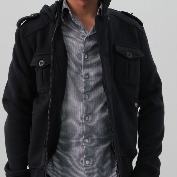 Sell Men's Polyester Fleece Knitted Jacket