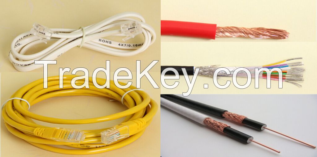 network cable, Telephone cable, TV cable, Speaker Cable (ref: D/Chenfeng)